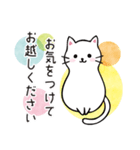 3ねこのやさしい気持ち【敬語】（個別スタンプ：11）