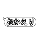 ラフなひとこと吹き出しスタンプ2(修正版)（個別スタンプ：4）