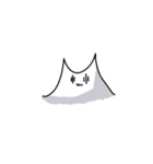 M字の猫（個別スタンプ：28）