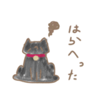 猫好きが描いた黒猫＆グレイ猫スタンプ（個別スタンプ：14）