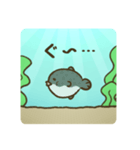 ユルい海の生き物スタンプ（個別スタンプ：25）