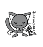 Shadow cat with Fishbone！（個別スタンプ：8）