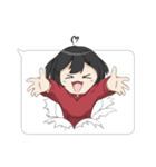 吹き出し暮らし（個別スタンプ：1）
