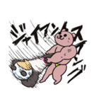 サウスポーベアー プロレス技ver.（個別スタンプ：7）