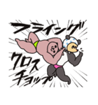 サウスポーベアー プロレス技ver.（個別スタンプ：32）