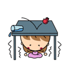 まんまるのかわいい女の子スタンプ5（個別スタンプ：21）