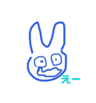 下手さがクセになる⁈イラスト・うさぎ（個別スタンプ：15）