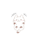しろいねこのせいかつ（個別スタンプ：4）