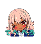 オタクに優しい黒ギャルさん（個別スタンプ：2）