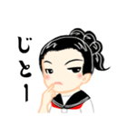 黒髪女子高生の日常（個別スタンプ：6）