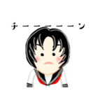 黒髪女子高生の日常（個別スタンプ：11）