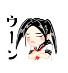 黒髪女子高生の日常（個別スタンプ：18）