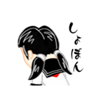 黒髪女子高生の日常（個別スタンプ：20）