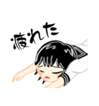 黒髪女子高生の日常（個別スタンプ：27）