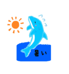 イルカさんの日本語スタンプ（個別スタンプ：10）