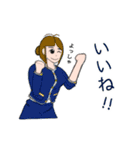 女子の笑顔は、priceless 4（個別スタンプ：8）