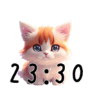 猫時計午後（個別スタンプ：26）