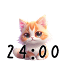 猫時計午後（個別スタンプ：27）