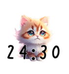 猫時計午後（個別スタンプ：28）