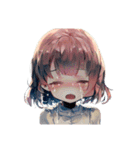 泣き(T_T)／Crying（個別スタンプ：22）