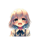 泣き(T_T)／Crying（個別スタンプ：24）