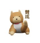 柴犬のもふもふぬいぐるみ（個別スタンプ：13）