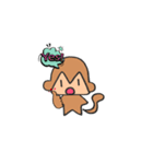 newおさる（個別スタンプ：13）