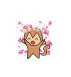 newおさる（個別スタンプ：16）