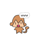 newおさる（個別スタンプ：25）