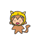 newおさる（個別スタンプ：35）