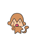 newおさる（個別スタンプ：38）