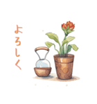 ネズミと植物（個別スタンプ：2）