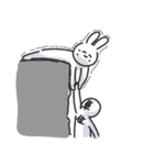 キャンパスライフを強く生きるうさぎ（個別スタンプ：9）