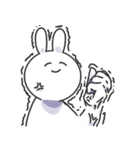 キャンパスライフを強く生きるうさぎ（個別スタンプ：21）