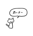 ノートねこの吹き出し（個別スタンプ：40）