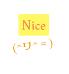 使いやすい便利✨シンプルスタンプ（個別スタンプ：3）