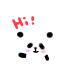 ぽちゃっとしたパンダ（個別スタンプ：2）