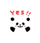 ぽちゃっとしたパンダ（個別スタンプ：5）