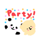 ぽちゃっとしたパンダ（個別スタンプ：20）