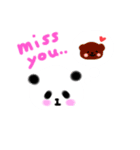 ぽちゃっとしたパンダ（個別スタンプ：23）