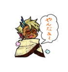 無限の少女と魔界の錬金術師名場面スタンプ（個別スタンプ：3）