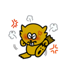ビーバーぶち揚げスタンプ（個別スタンプ：17）