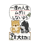 【Big】柴犬.ちゃちゃ丸57『俳句風と一言』（個別スタンプ：19）