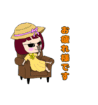 サングラスをかけたこどもたち（個別スタンプ：15）