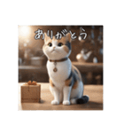 ごくごくふつうの三毛ねこ★彡【修正版】（個別スタンプ：3）