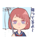 日常で使える女の子スタンプ。（個別スタンプ：21）