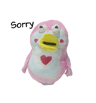 天然ペンギンのEnglishスタンプ❣️（個別スタンプ：4）