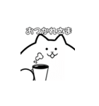 しろだいふくネコ（個別スタンプ：4）