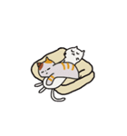 あおねこスタンプタオルケット（個別スタンプ：1）