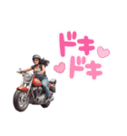 バイク女子スタンプ【第5弾】（個別スタンプ：3）